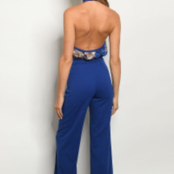 Sequins Jumpsuit NWT - Picture 4 of 6
